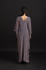 Load image into Gallery viewer, STRIPED EMROIDERED KAFTAN
