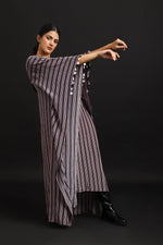 Load image into Gallery viewer, STRIPED EMROIDERED KAFTAN
