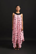 Load image into Gallery viewer, POLKA BOAT NECK DRESS
