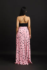 Load image into Gallery viewer, POLKA LONG SKIRT WITH BLACK BUSTIER
