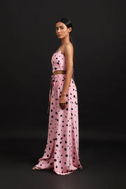 POLKA FLARED PANT SET