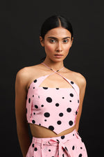 Load image into Gallery viewer, POLKA FLARED PANT SET
