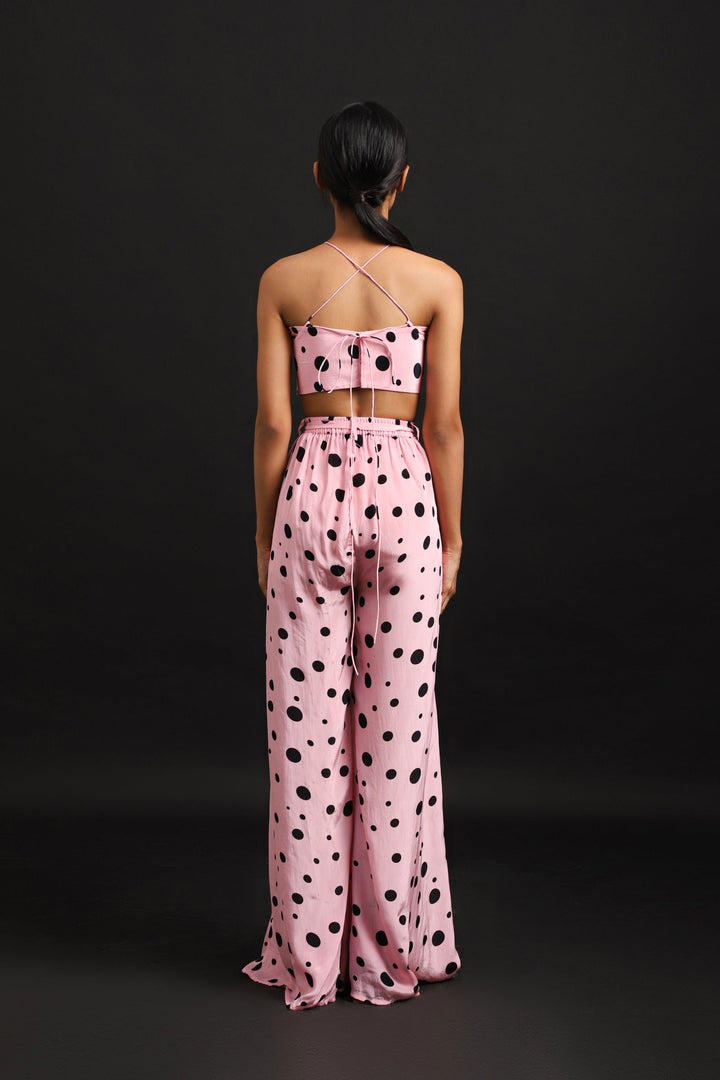 POLKA FLARED PANT SET