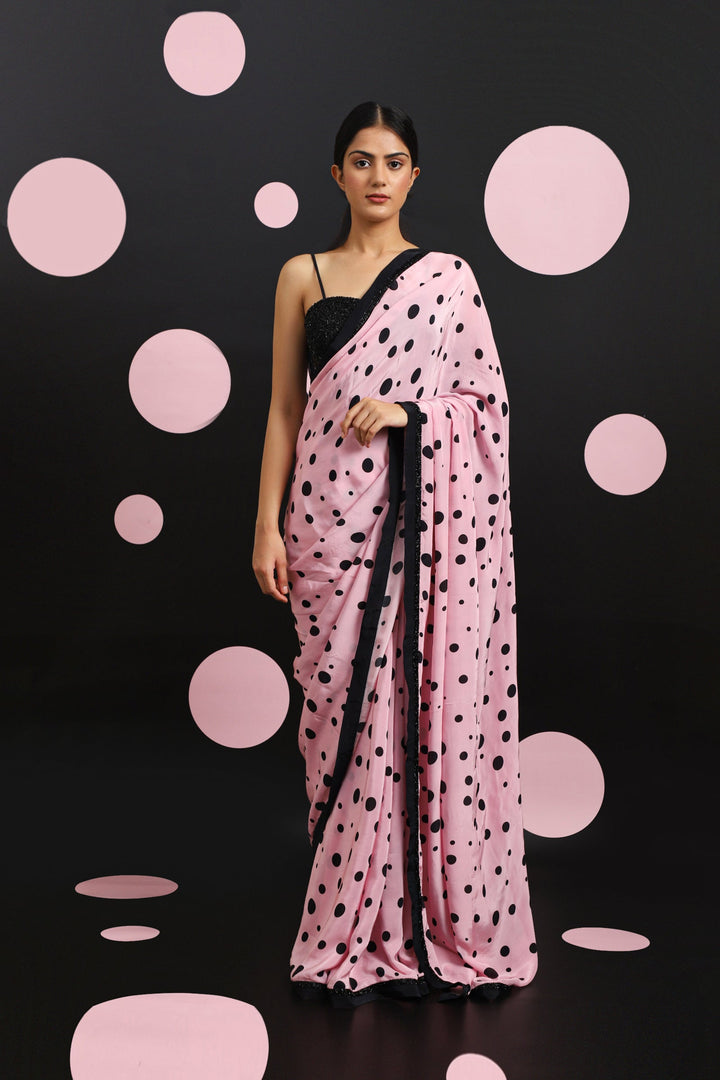 POLKA SAREE