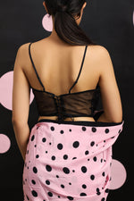 Load image into Gallery viewer, BLACK EMBROIDERED CORSET
