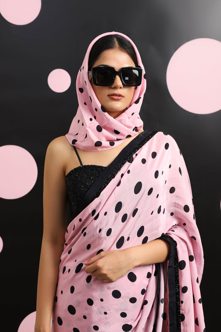 POLKA SAREE