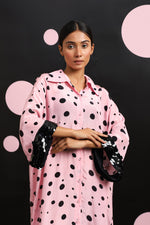 Load image into Gallery viewer, POLKA SHIRT DRESS
