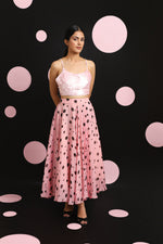 Load image into Gallery viewer, PINK SEQUINS BUSTIER
